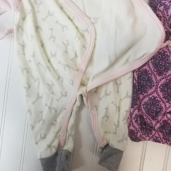 Mud Pie Everly Grey Sleep/Play Bundle 0-3M - Picture 2 of 8